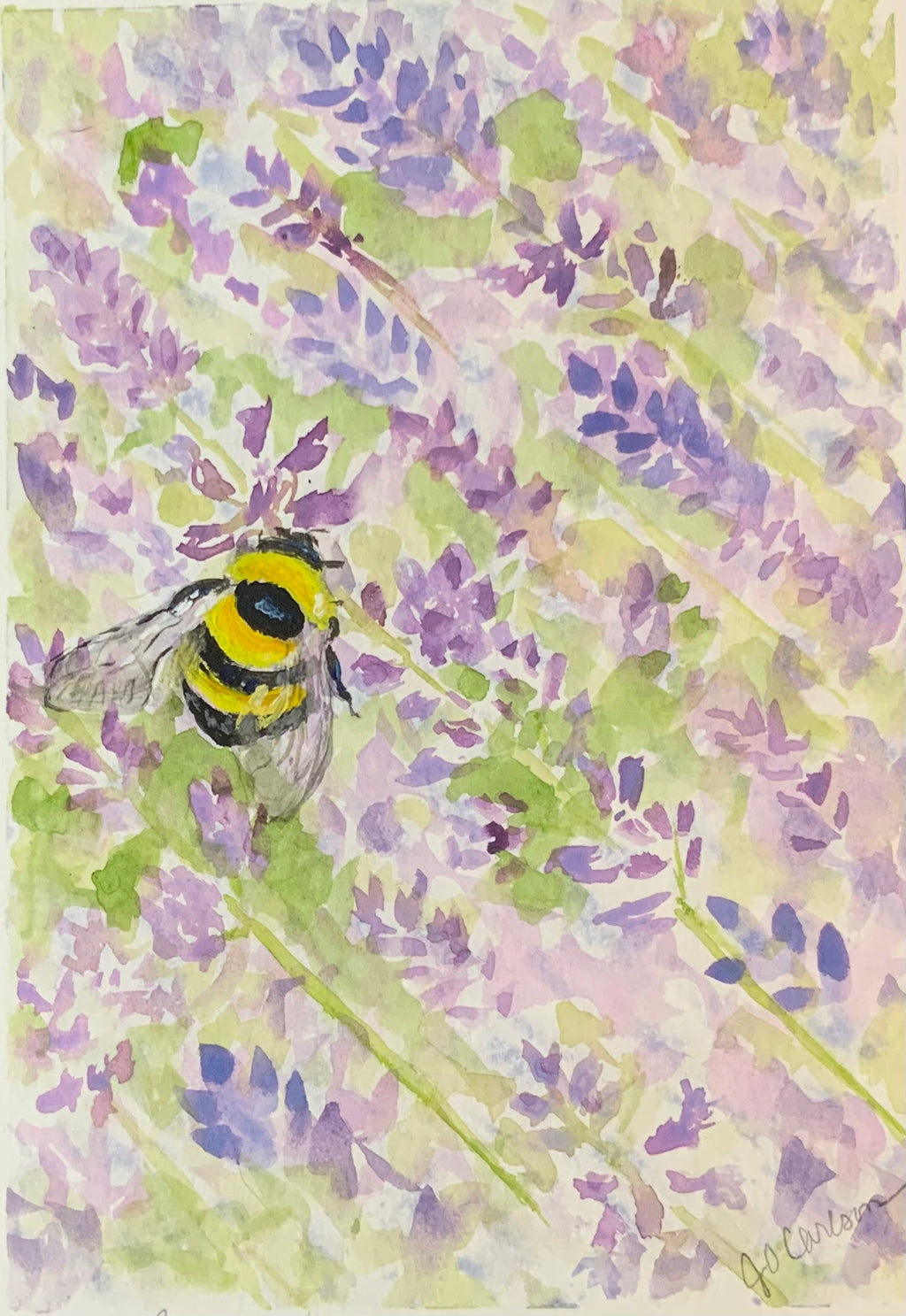 Bee in Lavender