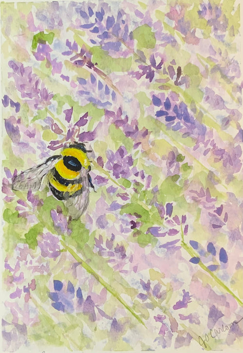 Bee in Lavender